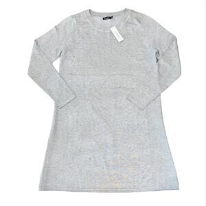 NWT Francesca's Collections Solutions! Grey Knit Sweater Dress/Tunic
